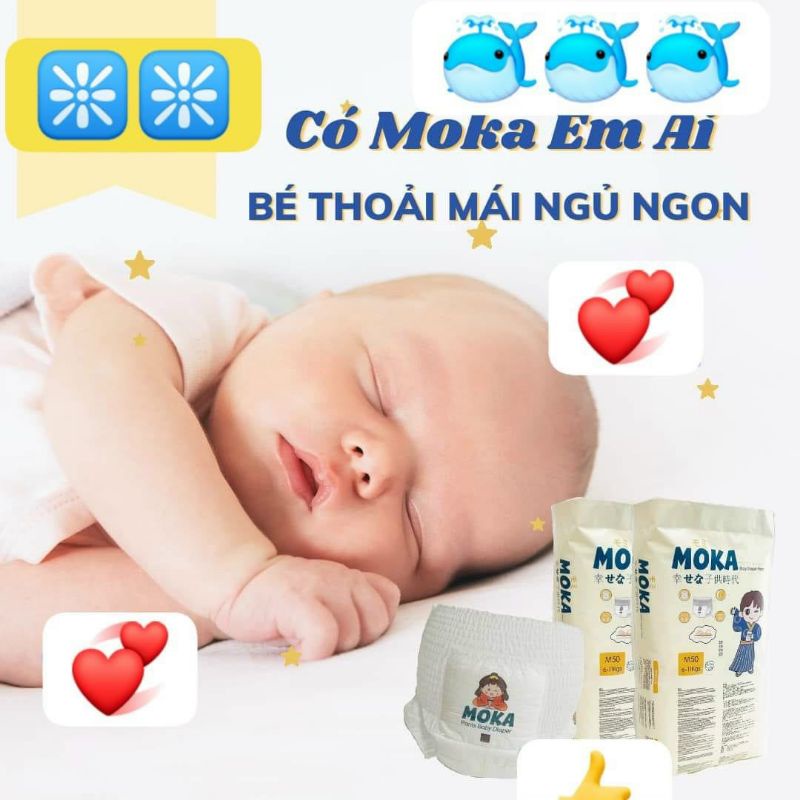 Tã/ Bỉm  quần  MOKA 1 miếng  dùng  thử đủ  size M / L / XL /XXL/ XXXL