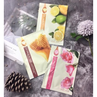 [BIOAQUA ROSE] Mặt nạ HOA HONG - CHANH- MAT ONG- Mask nội địa Trung cho da mềm mại và mịn màng