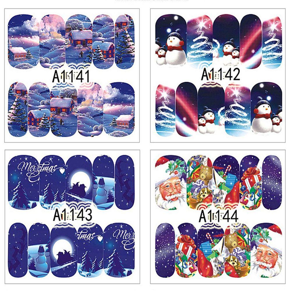 Set 12 Tấm Hình Dán Trang Trí Móng Nghệ Thuật Thời Trang