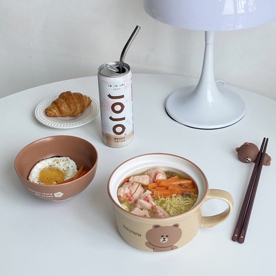 Bát ăn mì LINE FRIENDS Brown Sally Cony