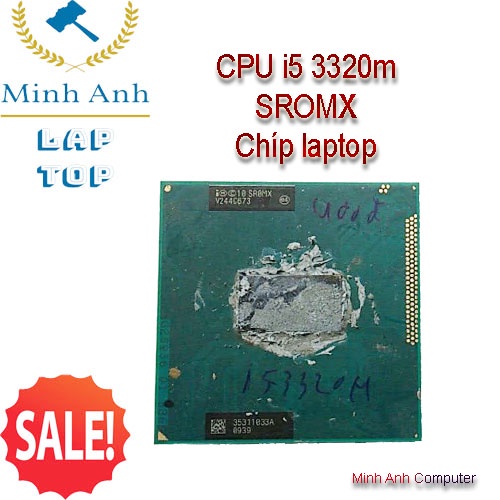 Thay Thế CPU Laptop core i5 3210m i7 740m i7 740Qm chíp intel