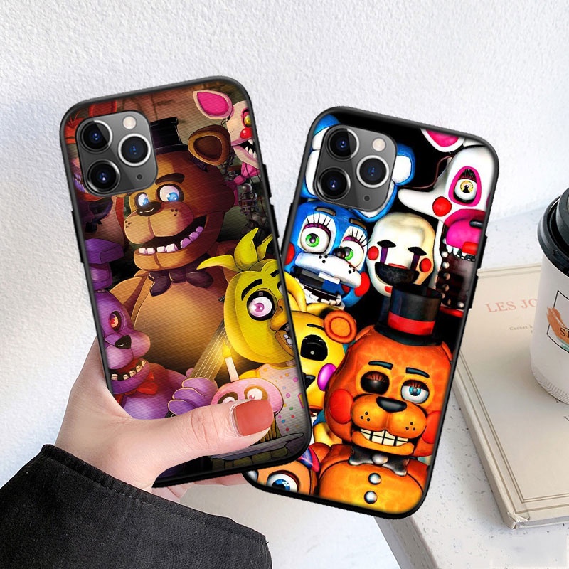 Ốp Điện Thoại Silicon Dẻo In Hình Game Kinh Dị FO25 FNAF Cho iPhone 5 5S 6 6S 7 8 11 Pro Max Plus SE XR