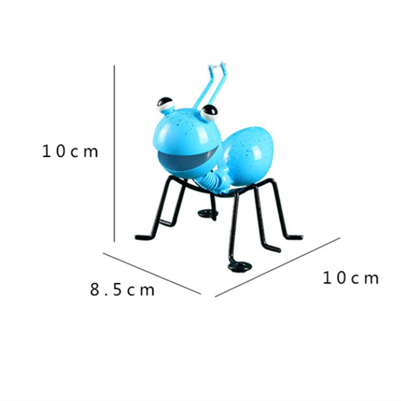 1 Phụ Kiện Trang Trí Nhà Cửa Hình Con Kiến Hoạt Hình 3D Bằng Sắt Độc Đáo