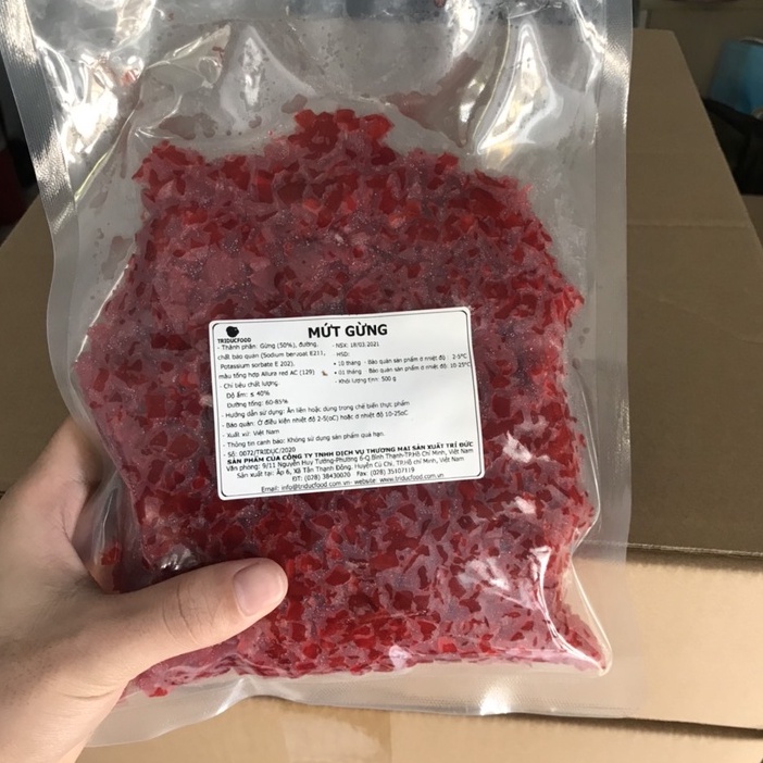 Mứt gừng đỏ - anshop