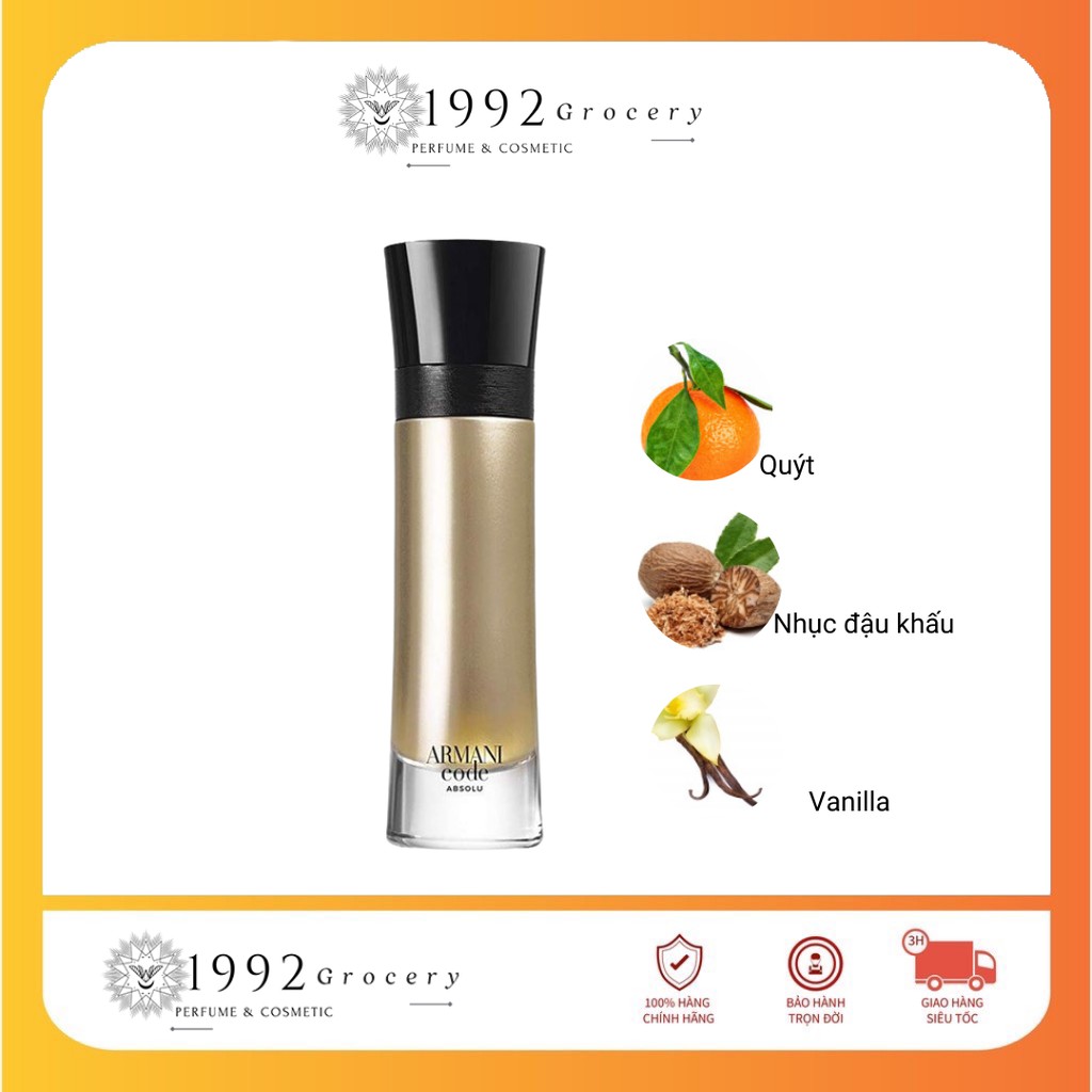 Nước Hoa Nam Chính Hãng Giorgio Armani Code Absolu Parfum 110ml