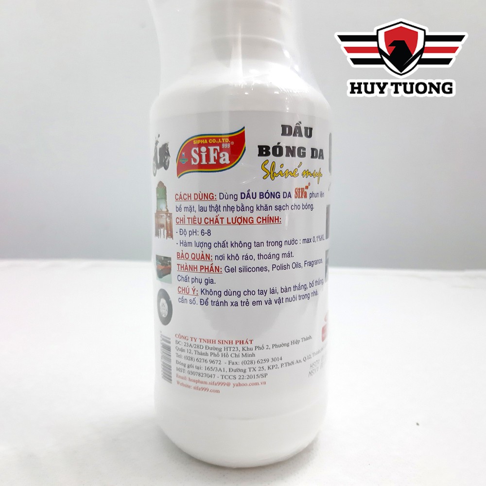 Dầu bóng da Sifa đa năng  FREESHIP  Dầu bóng da Sifa 473ml dùng cho tất cả các bền mặt da ô tô, ghế sofa