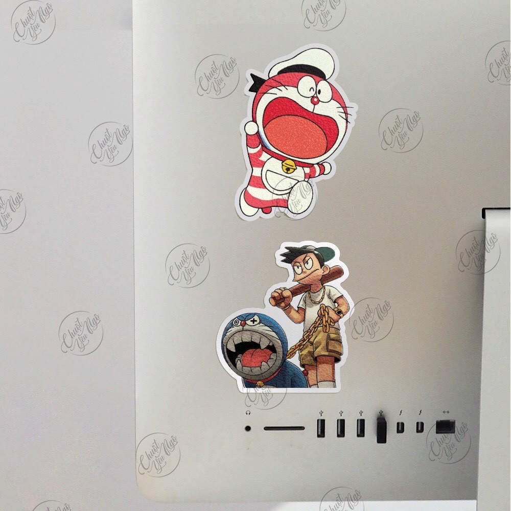 Bộ 25/40 sticker chủ đề Bun Bánh Bao biểu cảm ngộ nghĩnh trên mạng xã hội chống nước dán điện thoại, laptop, xe đạp NT19