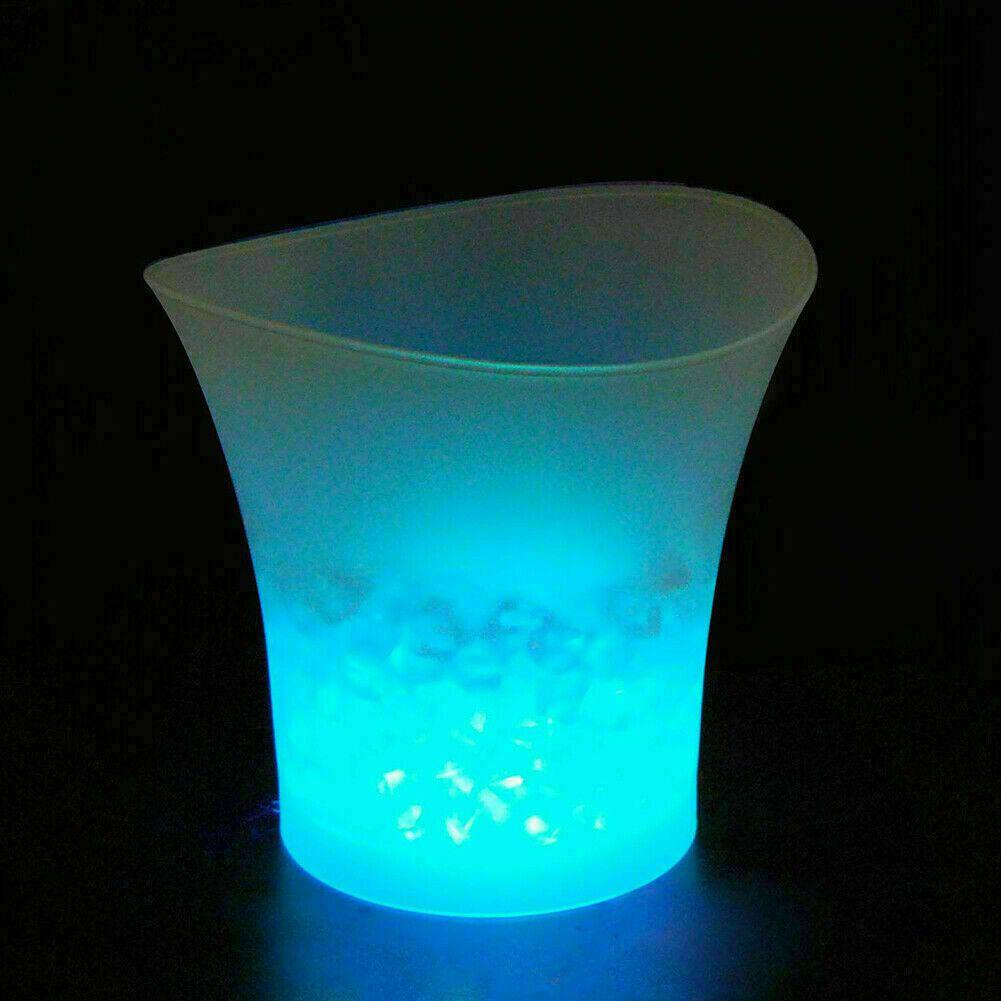 LEISURE Xô Đá Có Đèn LED Phát Sáng Mới, Dung Tích 5L