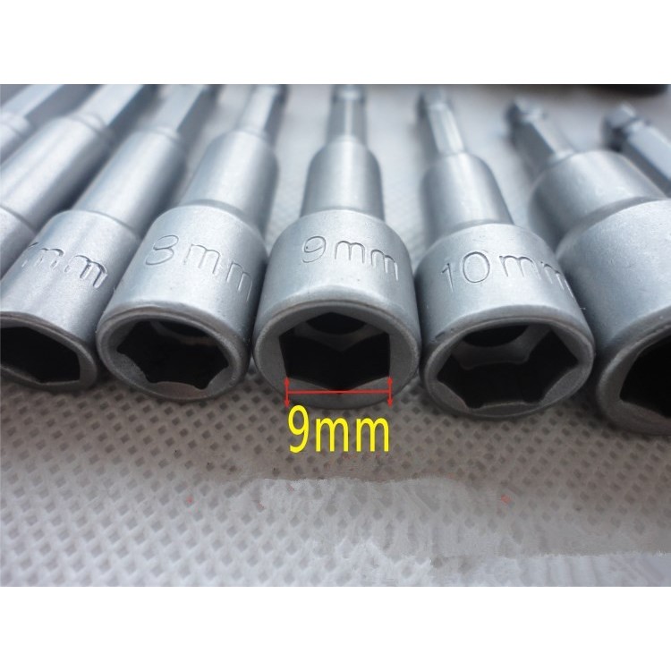 Đầu Khoan Lục Giác 6mm,7mm,8mm,9mm,10mm,11mm,12mm,13mm.