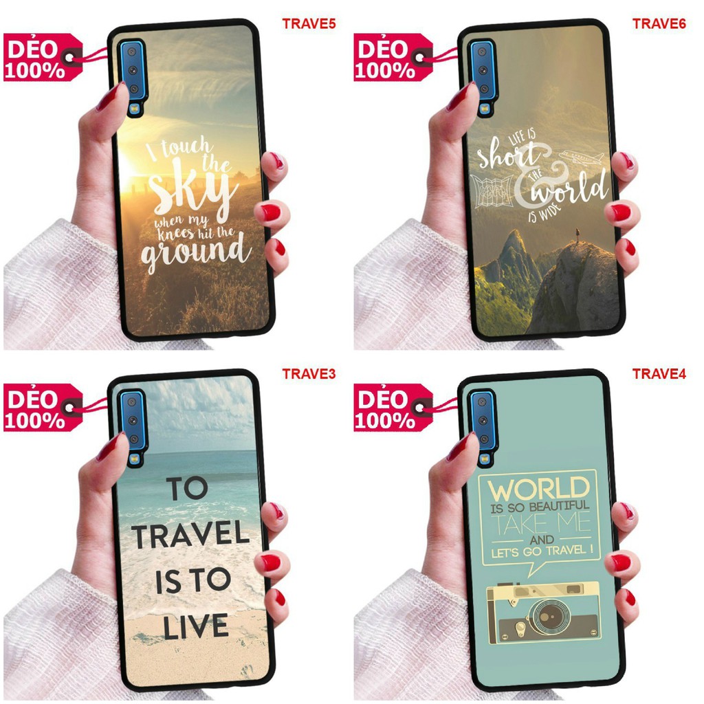 Ốp Lưng Samsung Đủ Dòng Dẻo Quotes Du Lịch cho A7/A7 2016/A7 2017/A7 2018/A8 2016/A8Star/A8Plus/A8 2