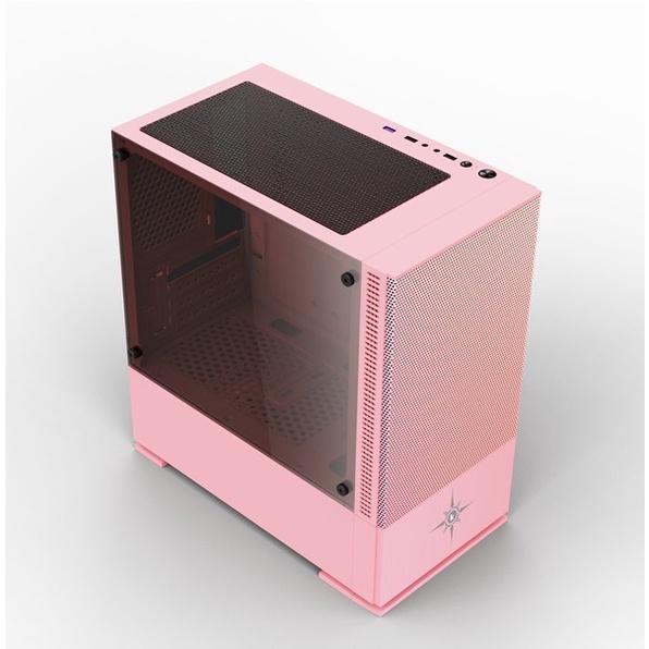 Vỏ Case Máy Tính KENOO ESPORT G562 M-ATX (Hồng)