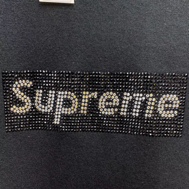 ÁO THUN SUPREME LOGO BOX ĐÍNH ĐÁ