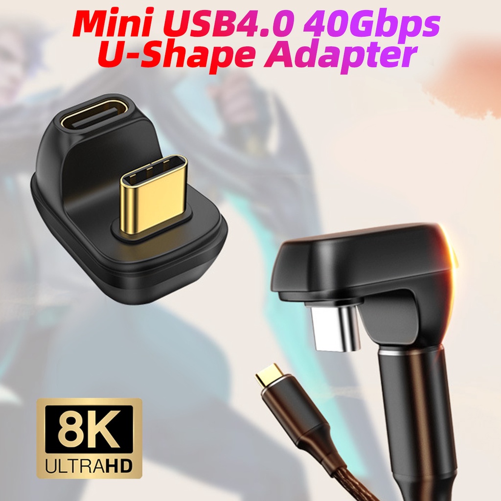 Guugei Bộ Chuyển Đổi Sạc Nhanh USB4.0 40Gbps3 USB C Sang Type C 100W 8K @ 60Hz USB Type C