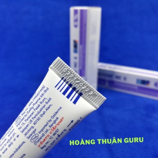 Benzac ac 5 % Galderma - benzoyl peroxide gel gốc nước ngừa mụn sưng đỏ tuýp 15g