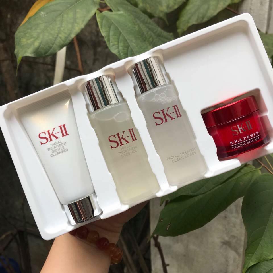 SET SKII 4 MÓN - Set Dưỡng Da SK-II ESSENTIAL TRAVEL KIT MINI Nhật Bản - mrtrieu1102