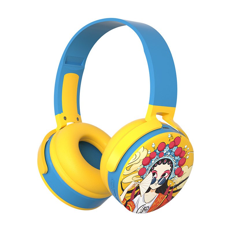 Tai nghe chụp không dây Bluetooth thời trang DR-54 có khe thẻ nhớ tiện dụng