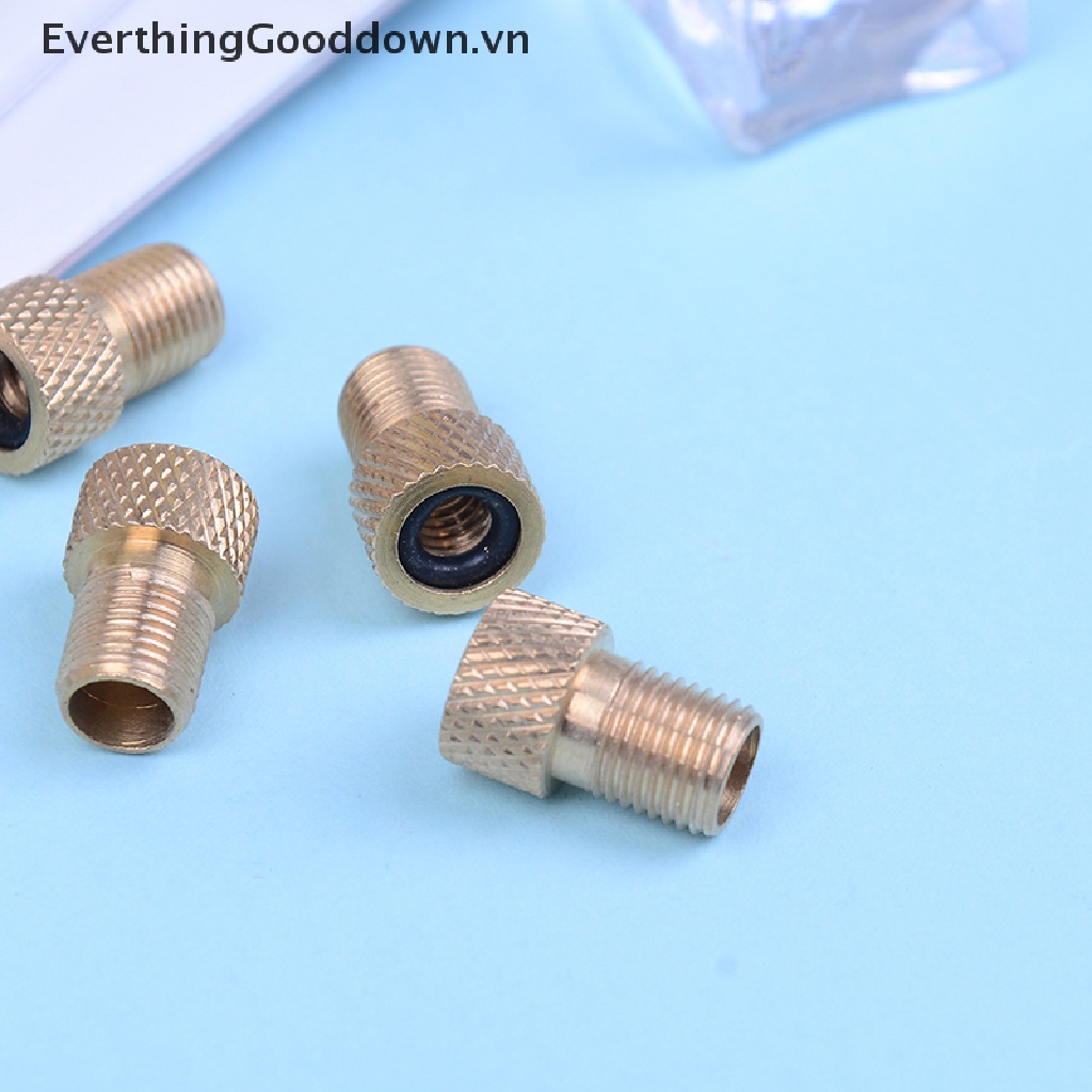 Everthinggooddown Bộ 4 Đầu Chuyển Đổi Van Sang Ống Bơm Xe Đạp Đường Dài 1.5Cm