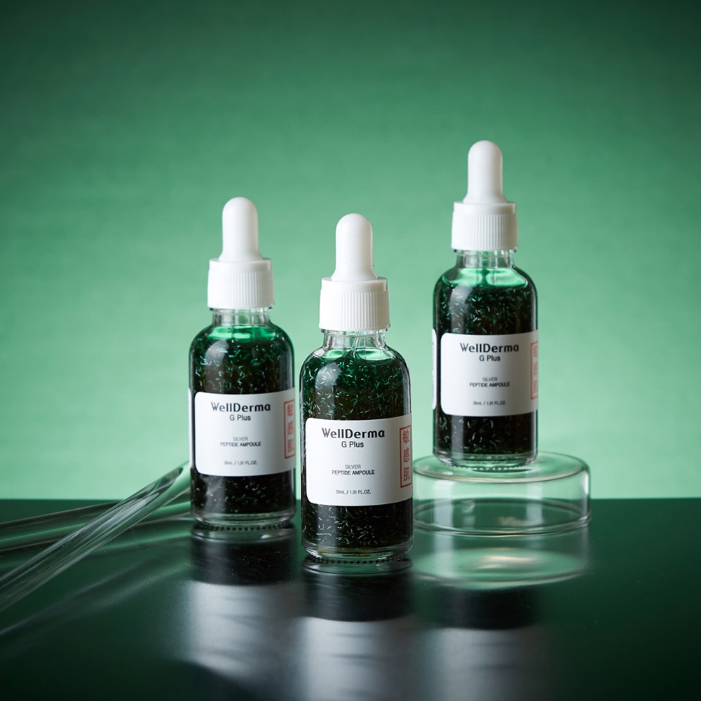 Serum dưỡng da WELLDERMA với thành phần bạc chống oxy hóa cùng 6 loại peptide dưỡng ẩm làm căng da hiệu quả cao