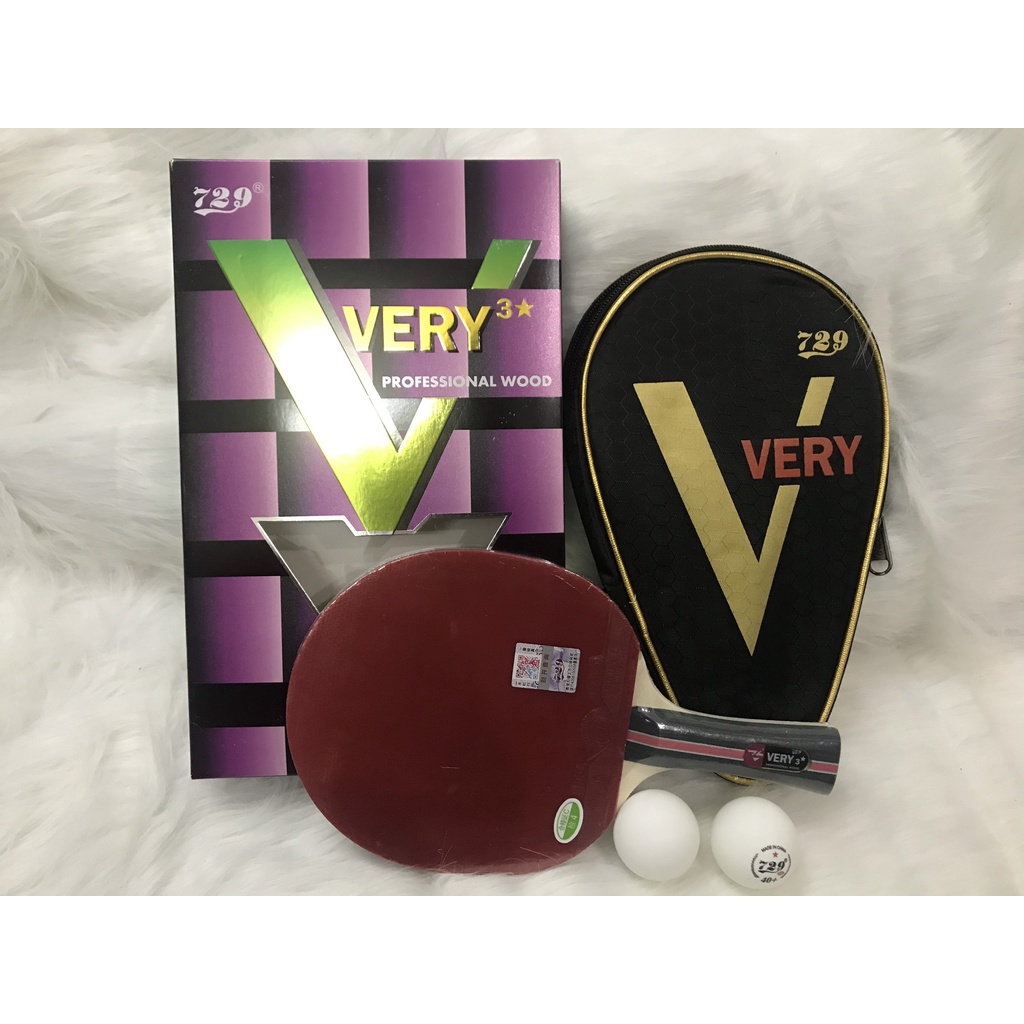 Vợt bóng bàn very 729 chính hãng 2,3,4,5,6,7,8 sao 🌪 Free Ship + Tặng kèm 2 quả bóng 🌪