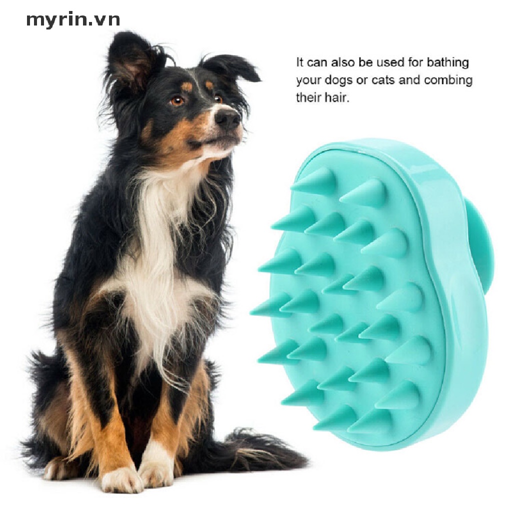 1 Lược Silicone Dùng Gội Đầu Mát Xa Da Đầu Tiện Dụng