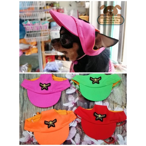 🐶😺 Nón kaki cho chó mèo