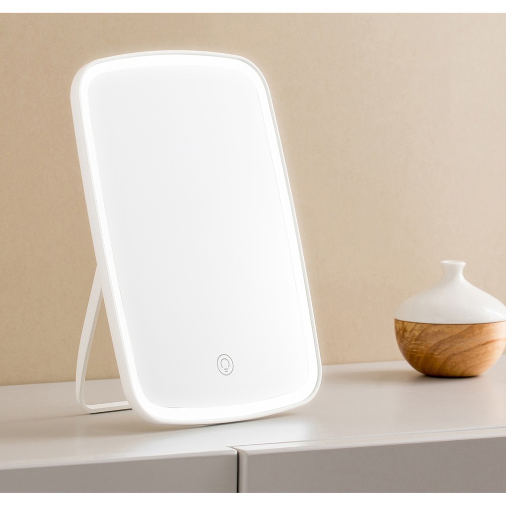 Gương trang điểm để bàn Xiaomi Mijia cảm ứng đèn LED có thể gập lại