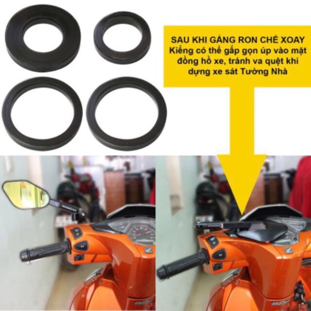 Bộ ron xoay kính gương elip , 5 canh quay 360 độ