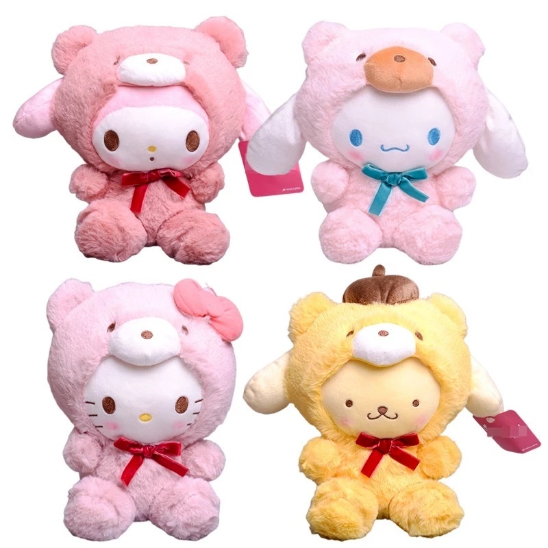 Đồ chơi nhồi bông Hình Sanrio Kuromi My Melody 20Cm Mềm Mại Trang Trí Phòng Bé Gái