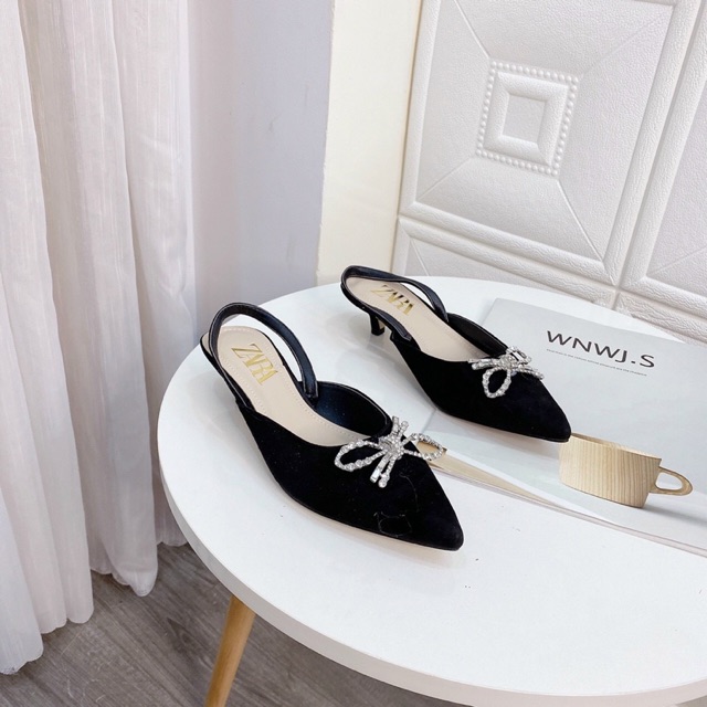 GIÀY BÚP BÊ NƠ SIÊU DỄ THƯƠNG GÓT NHÍ