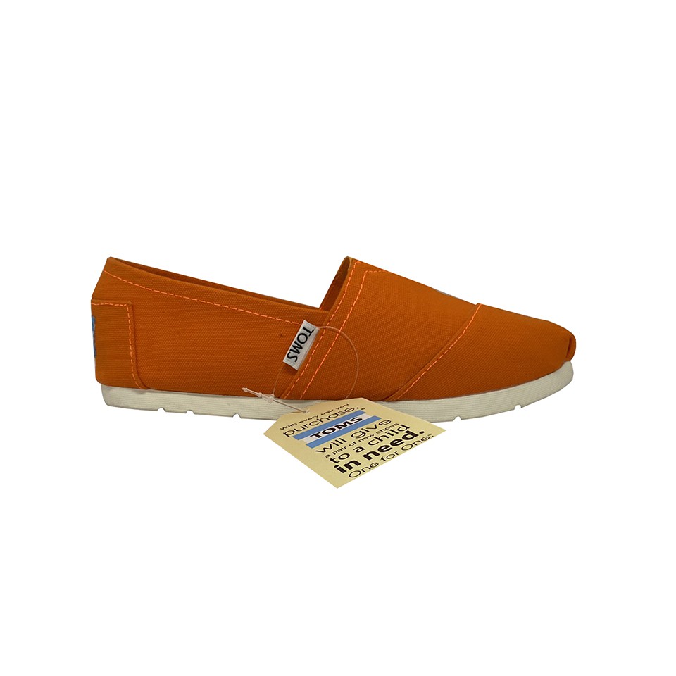 Giày toms cam,ORANGE