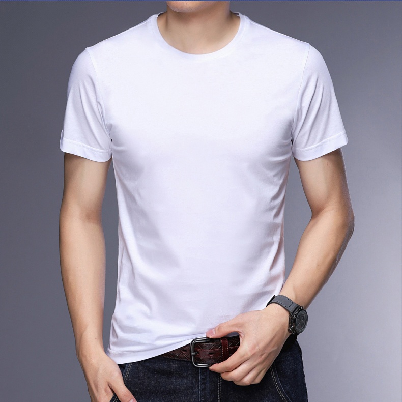 Áo Thun Nam Trơn Màu Tay Ngắn Kiểu Dáng Basic Thời Trang Chất Thun Mềm Mại Thoáng Mát Zenkocs3 TOP NAM 006