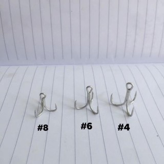 Lưỡi Ba Tiêu Vào Mồi Cá Giả Loại Tốt #2 #4 #6 #8