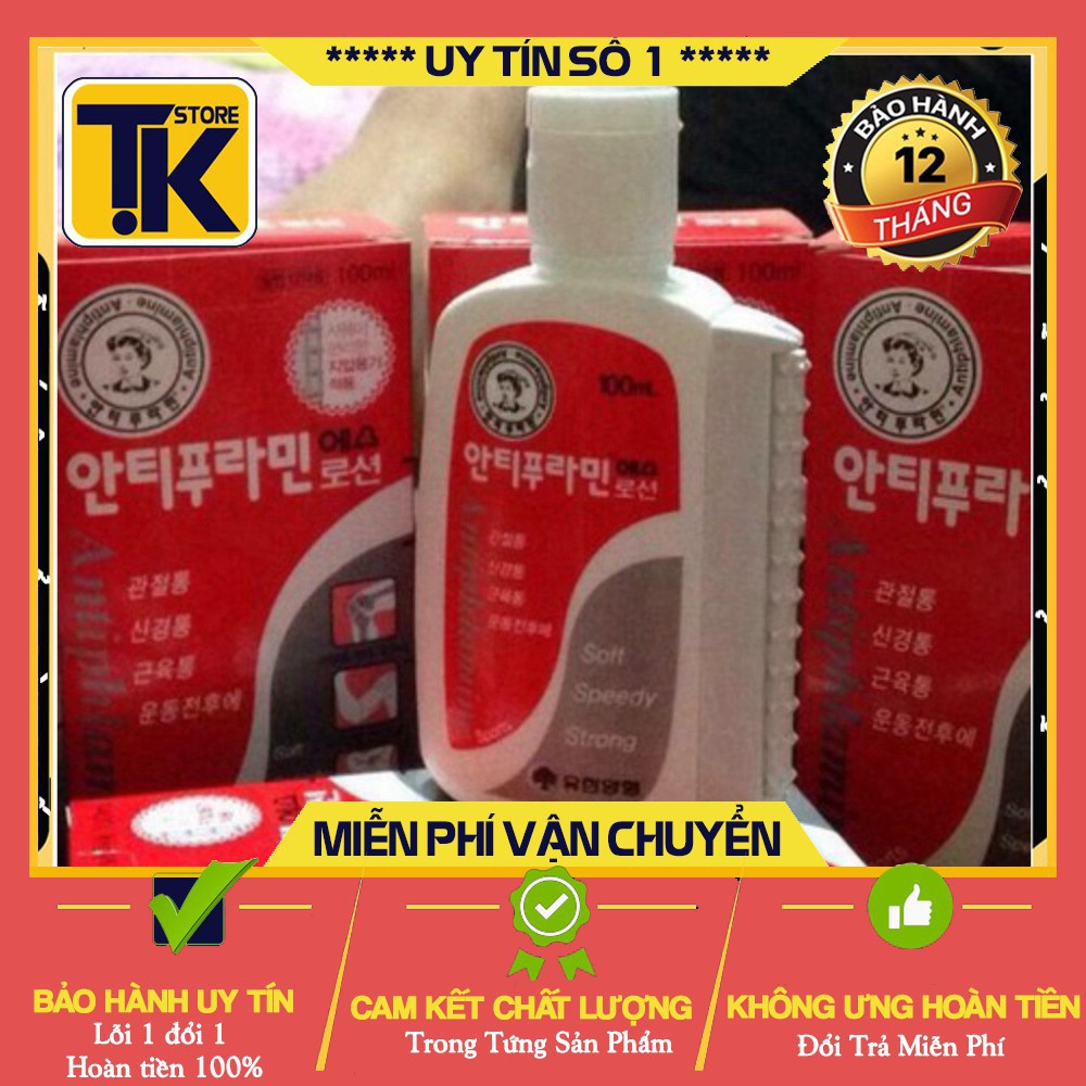 [Hàng Loại 1]Dầu Nóng Hàn Quốc Lọ 100Ml Giảm Đau Nhức Xương Khớp Hiệu Quả Vô Cùng . .