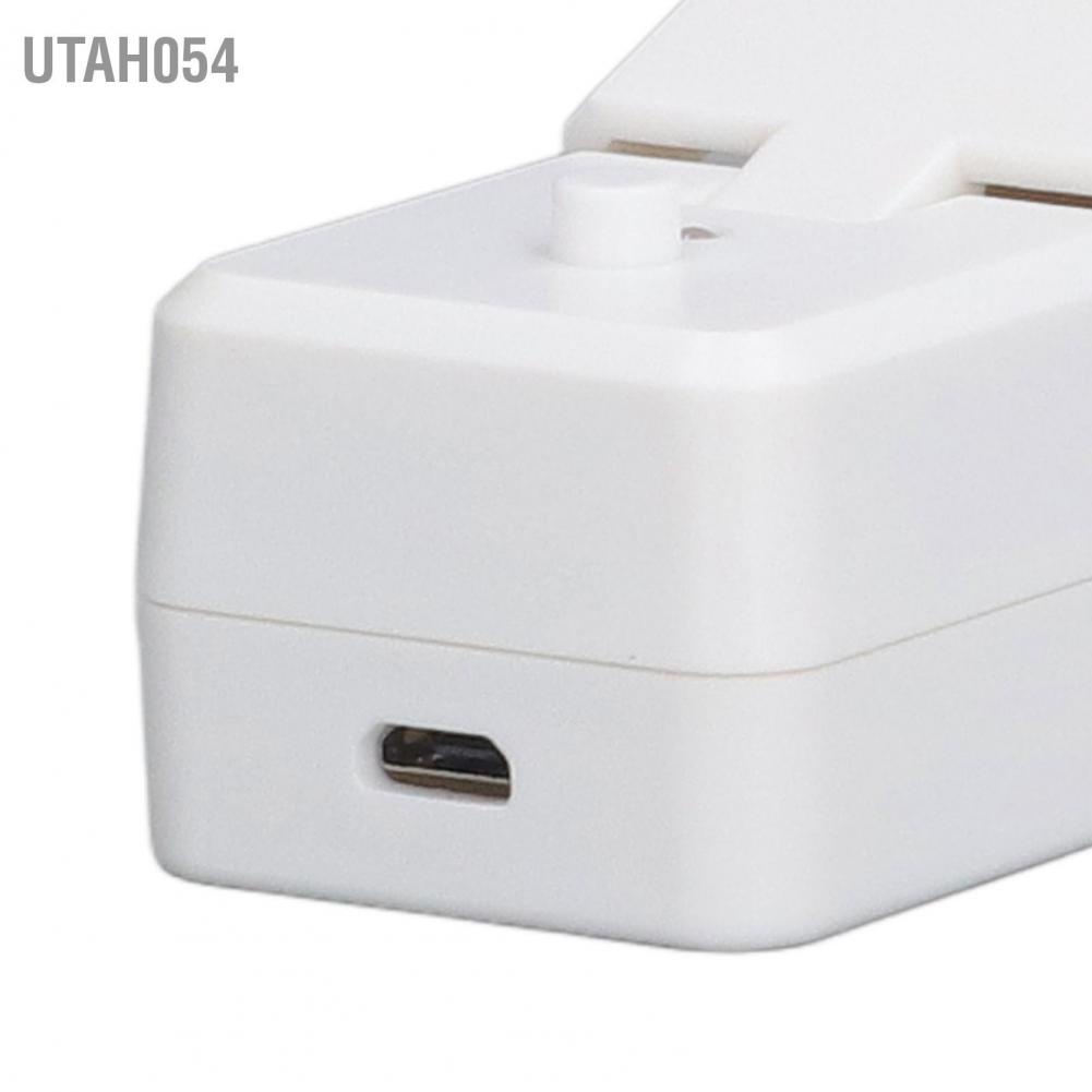 Utah054 Portable Mini Bag Sealer with Magnet USB Charging Plastic Sealing Machine for Home Kitchen Use