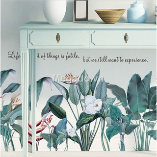 Decal dán tường cây xanh A169
