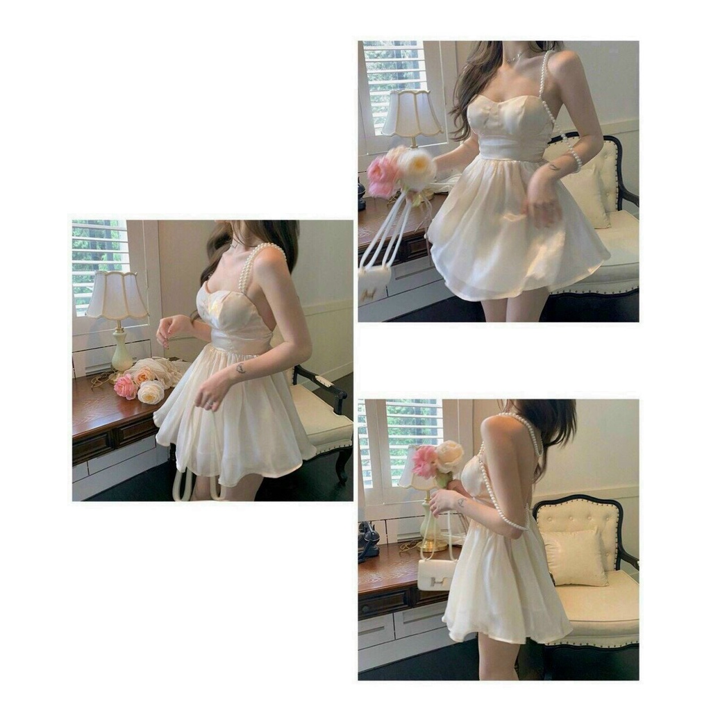 Đầm nude cúp ngực kết cườm Hakieu