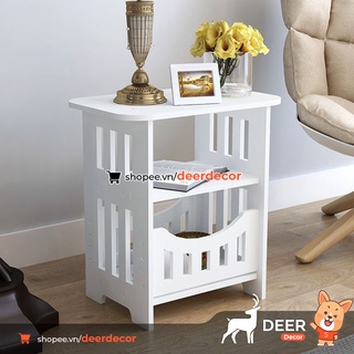 Kệ bàn để đầu giường cực xinh tủ đầu giường - deer decor