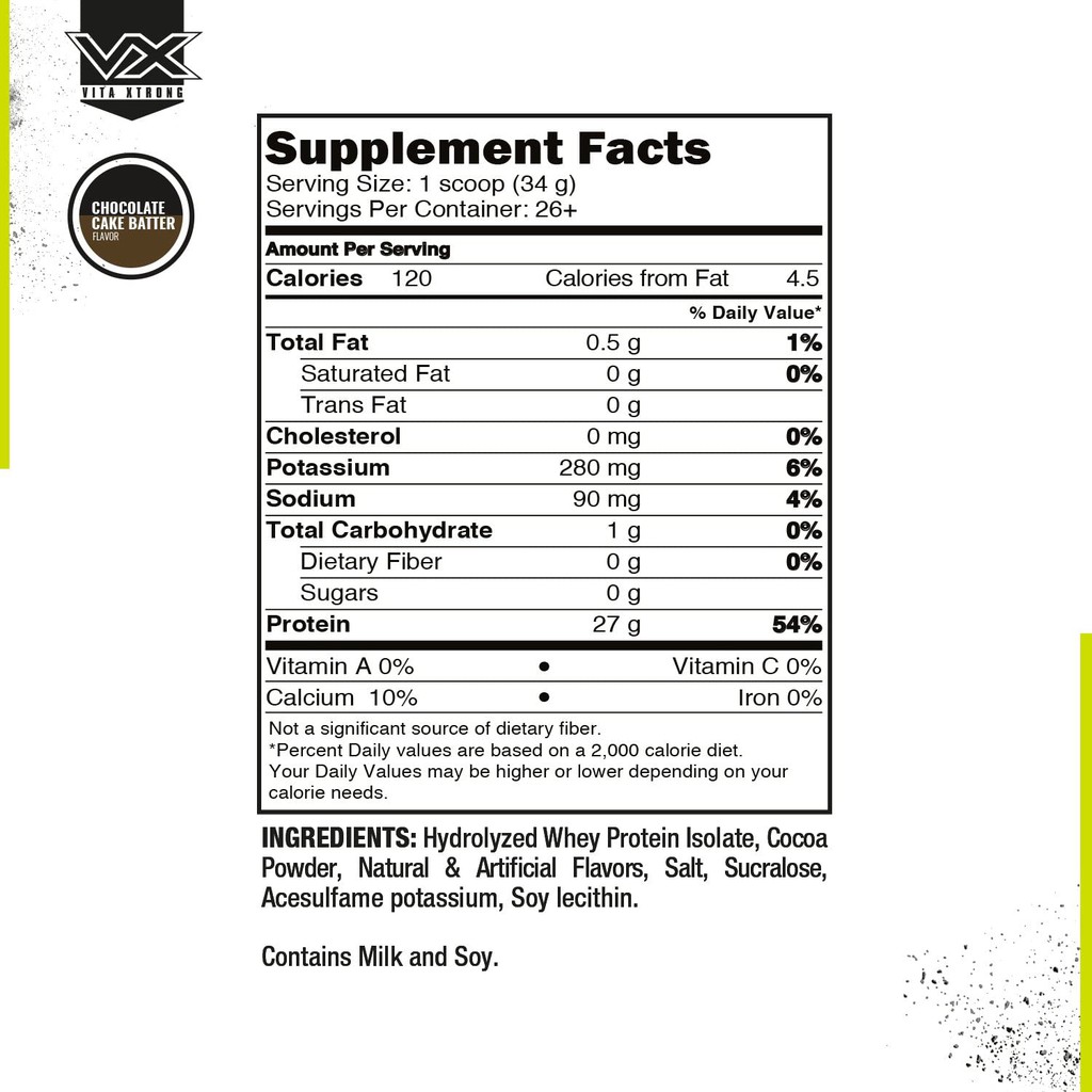 Iso Pro   - Whey Hydrolyzed Isolate VitaXtrong Sữa Tăng Cơ 2.4kg