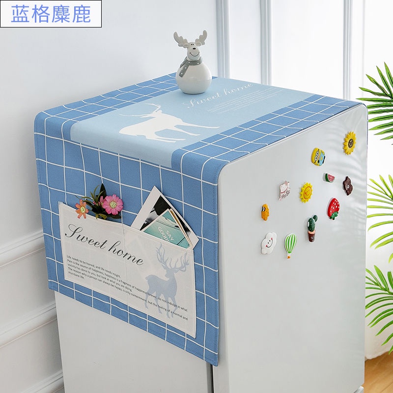 Tấm Vải Che Phủ Máy Giặt / Tủ Lạnh Chống Nắng Hai Cửa Mở Kèm Túi Đựng