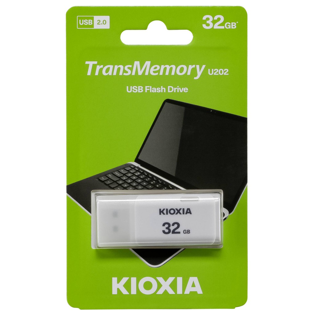 USB Kioxia 32GB 2.0 U202 Màu trắng - Bảo hành chính hãng 60 tháng