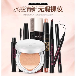 COMBO MAKEUP BIOAUQA KÈM CUSHION 5 MÓN.