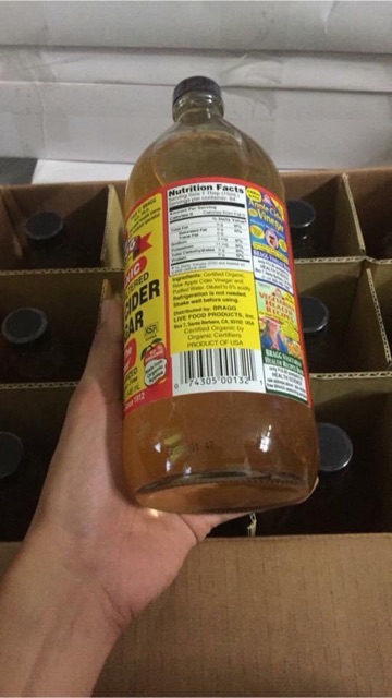 Dấm táo Bragg (giấm táo hữu cơ organic) - Auth