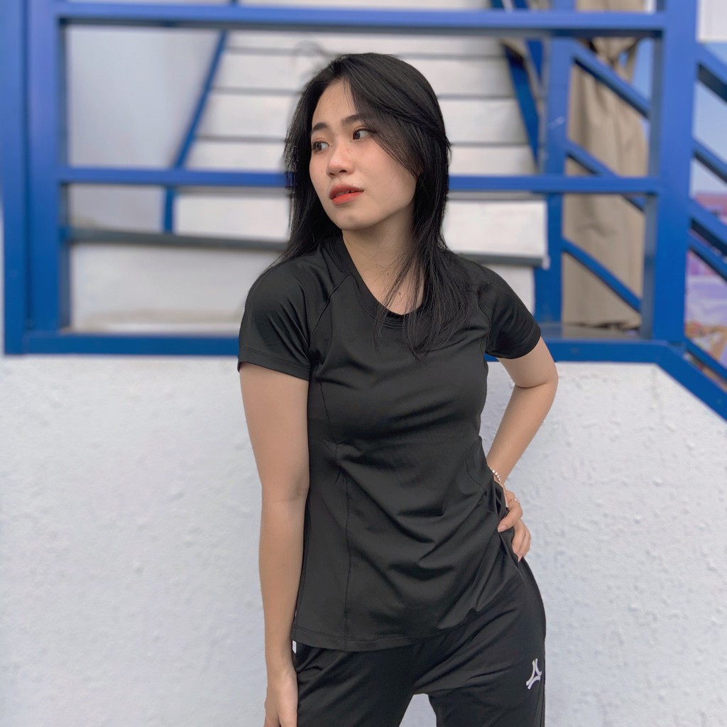 [HÌNH TỰ CHỤP] ÁO THUN NỮ [BIG SIZE] TẬP GYM/ TẬP YOGA [XẢ KHO] [FREESHIP] CHẤT VẢI CAO CẤP, THẤM HÚT MỒ HÔI 10117