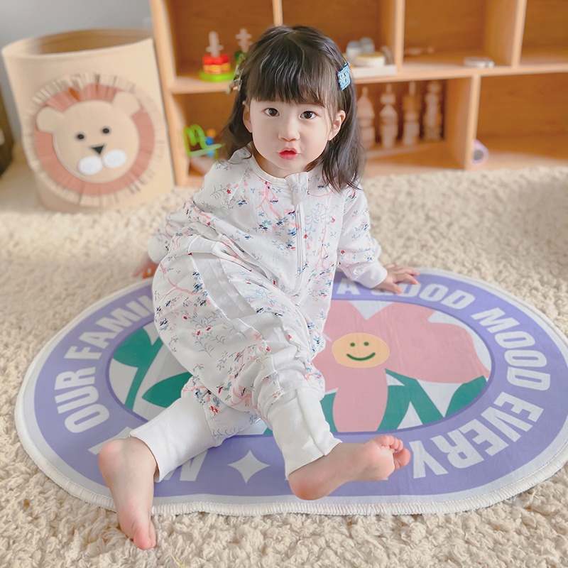 Thảm lót cửa chùi chân chống trượt họa tiết hoạt hình dễ thương