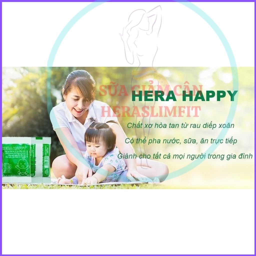 Chất Xơ HERA HAPPY CX02 - Chất xơ Hòa Tan - Hỗ Trợ Táo Bón - Bổ sung Chất xơ (02 Hộp = 30 Gói) | BigBuy360 - bigbuy360.vn