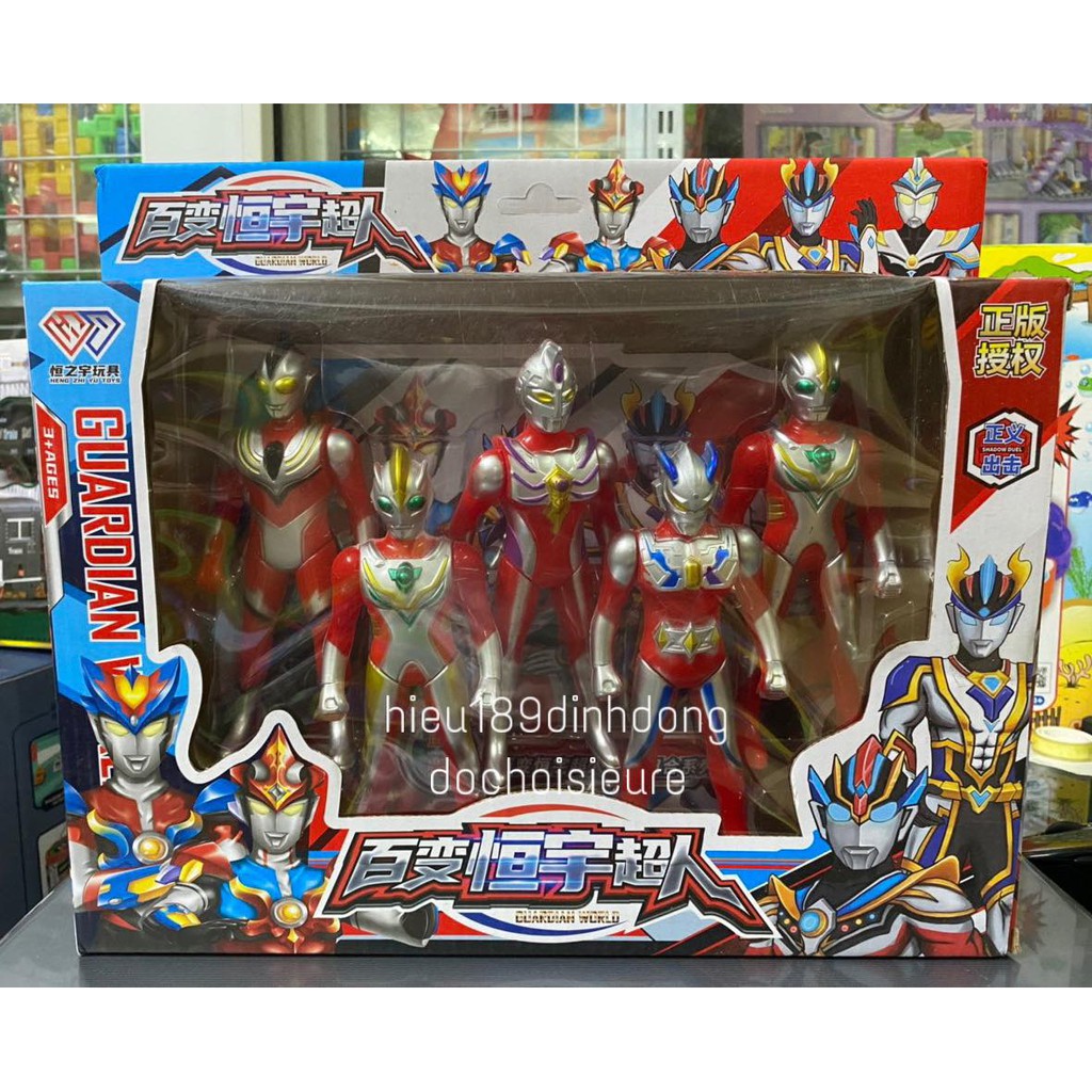 Hộp đồ chơi 5 siêu nhân điện quang