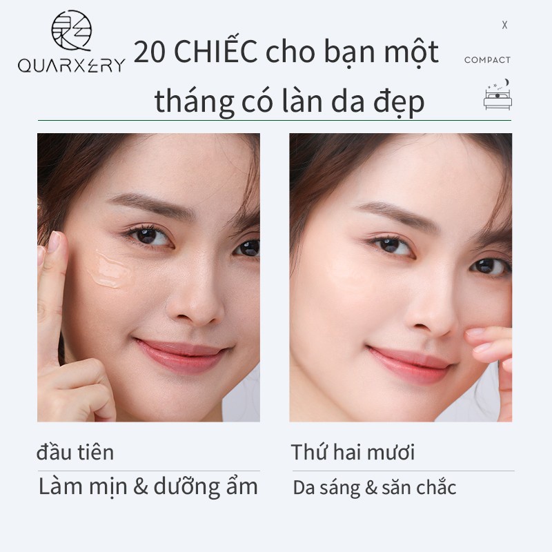 QUARXERY mặt nạ ngủ collagen dưỡng ẩm làm trắng da chống lão hóa giúp da căng bóng trẻ hoá làn da
