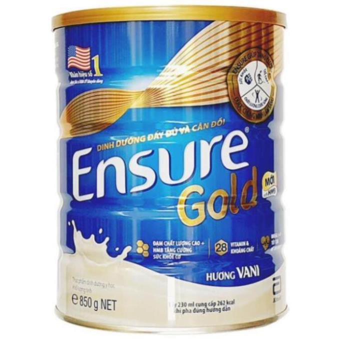 [ĐC Đổi TRẢ] Sữa bột Ensure Abbott Các Loại :Ensure Gold,Ensure Úc, Mỹ,Đức, Nước Date mới nhất