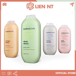 Sữa tắm Method Body Úc, sữa tắm thiên nhiên 532ml