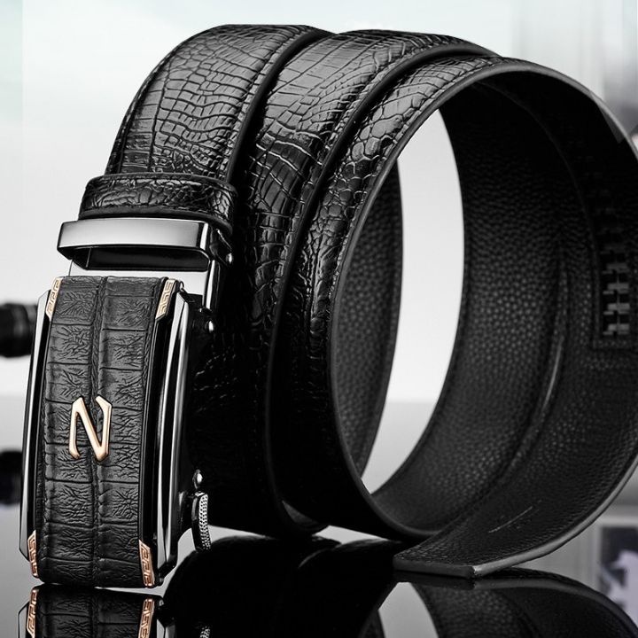 Thắt lưng nam - Dây nịt nam mặt Z, da vân cá sấu sang trọng lịch lãm TL44